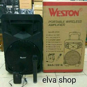 weston speaker portable wireless pa amplifier 12 inch meeting toa