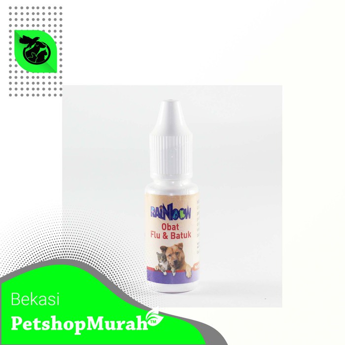 Obat batuk Flu Pilek Kucing Anjing rainbow 8 Ml