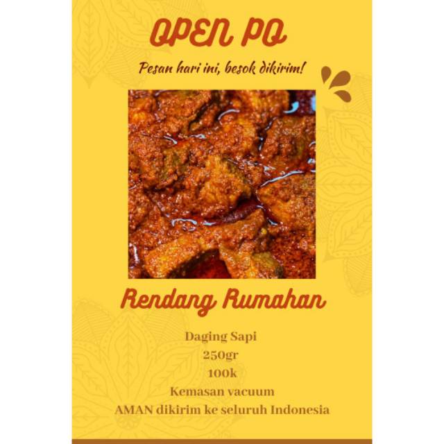 

Rendang Sapi dan Balado