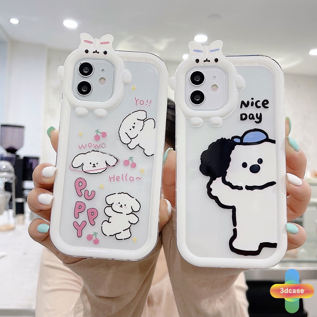 Case Motif Kartun Anak Anjing Untuk IPhone 11 12 13 14 PRO MAX 6 7 6S 8 Plus X XR XS MAX 11 12 13 mini Se 2020 6SP 7P 6P 8P XSMAX