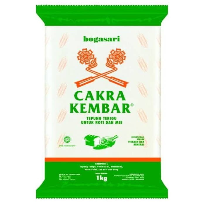 

BISA COD CAKRA KEMBAR EKONOMIS Tepung Terigu 12x1 KG