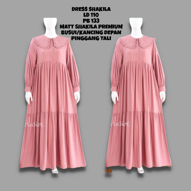 DRESS SHAKILA PREMIUM RIZQI COLLECTION