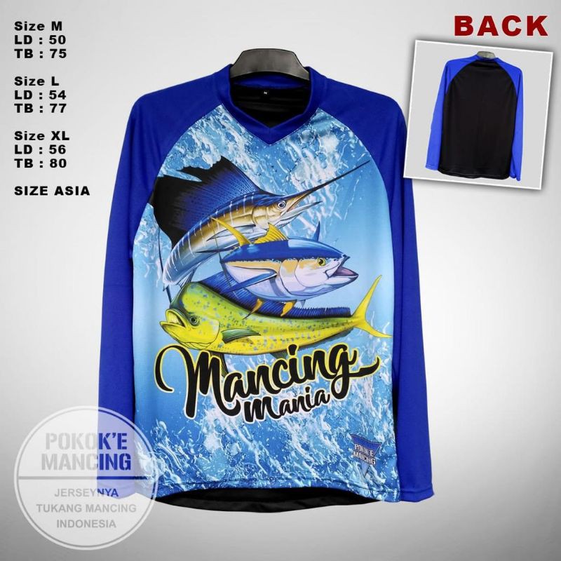 Jersey dryfit mancing mania