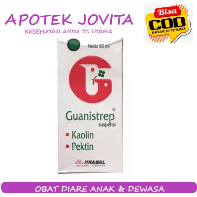 GUANISTREP SUSPENSI OBAT DIARE ANAK & DEWASA