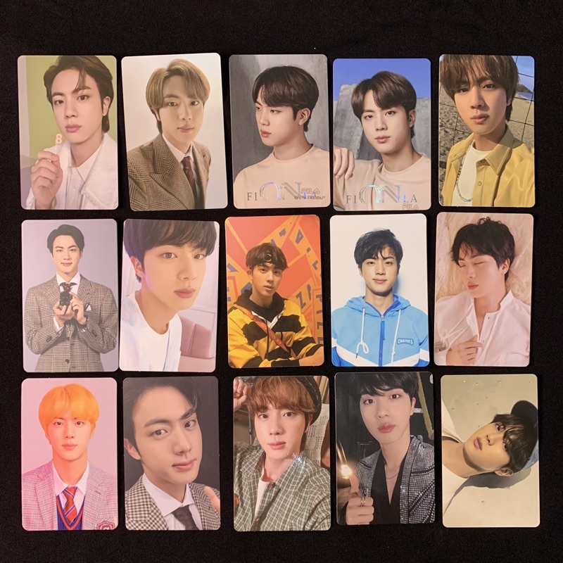 Photocard BTS Seokjin Festa, Fila, Butter, Samsung Lamaran, BE, Her, Tear, Answer, MOTS 7, Deco Kit,