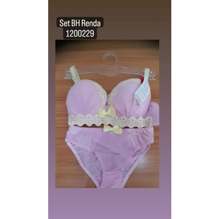 SET BH WANITA MURAH/SET BH RENDA WANITA/BH+CELANA DALAM WANITA