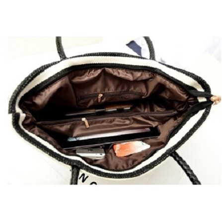 PROMO Tas besar Givenchy motif hitam putih tali pendek BTA005 Terlaris