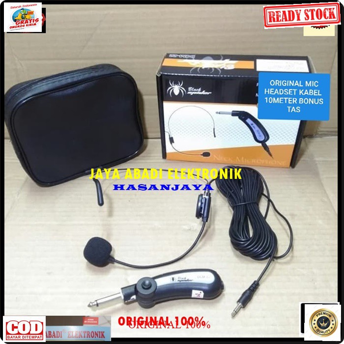 Original mic headset bando imam ceramah pidato Microphone mik kabel panjang mikropon cable Condenser peka sensitif Electret mikrofon vokal vocal audio sound sistem suara PROFESIONAL UNIVERSAL SERBA GUNA  GARANSI UANG KEMBALI 100% JIKA TERBUKTI TIDAK ORIGI