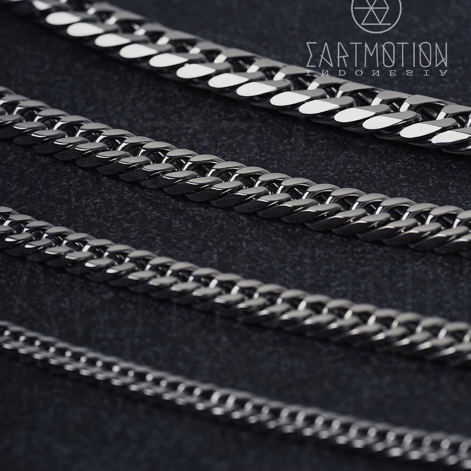 First Quality EARTMOTION GELANG ARKHA SLIM SILVER 6mm / 8mm / 10mm / 12mm