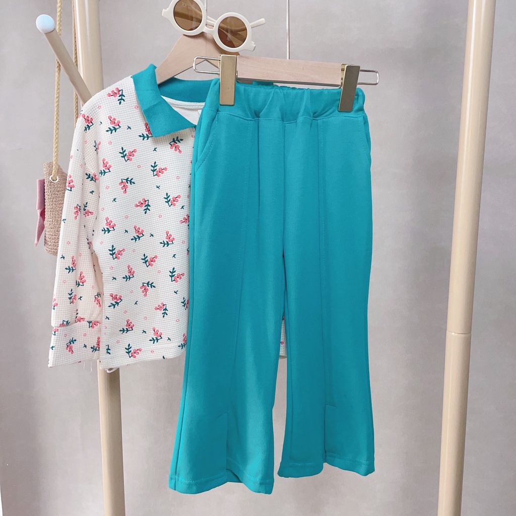 (LOLI-JKT) BS-310 SET ANAK CEWEK TOSCA SWEATER BAHAN SOFT SIZE 100-140