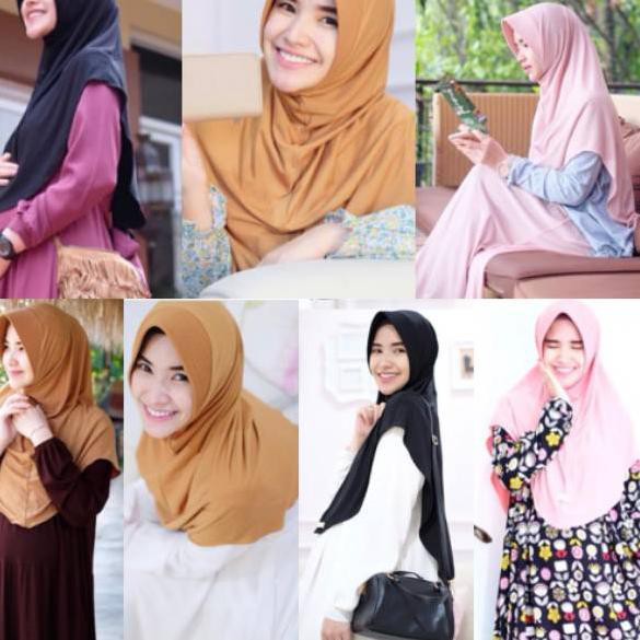 Big Sale.. DAILY KHIMAR ANGELINA - ATELIER ANGELINA - KHIMAR JERSEY - DAILY HIJAB ANGELINA