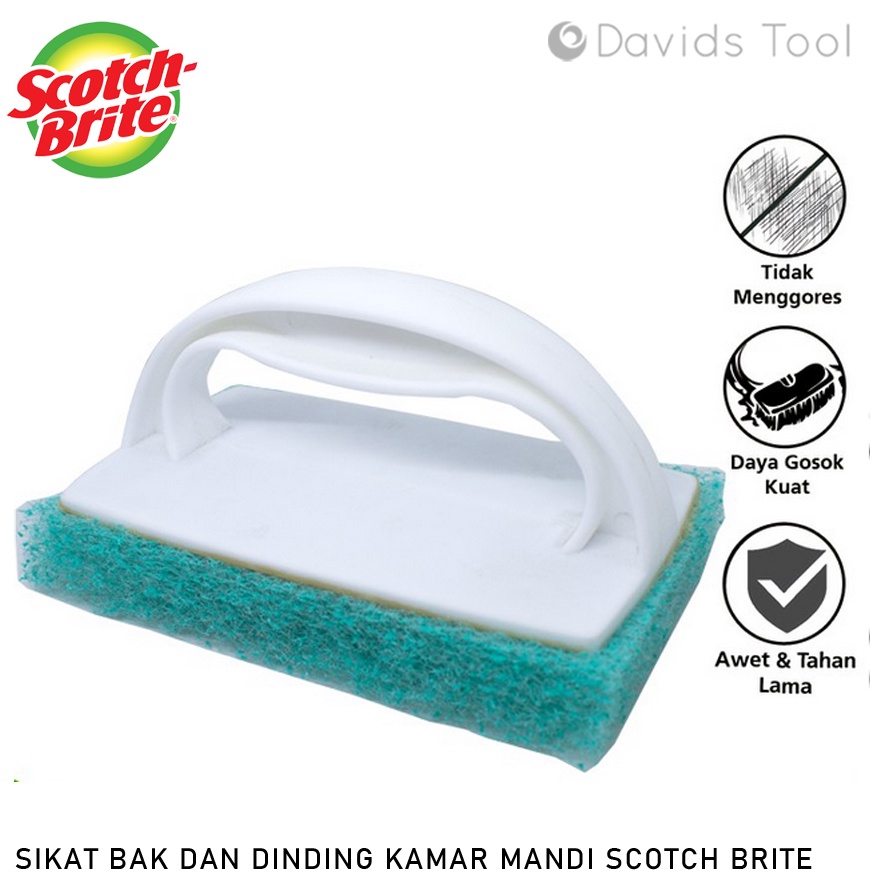 Scotch Brite Sikat Kamar Mandi Sudut Wc Toilet Porselen ID 42