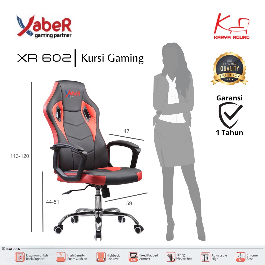 xaber XR602 Kursi Gaming