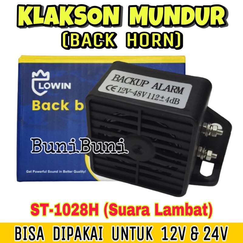 Klakson Mundur Atret / Alarm Mundur Mobil &amp; Truk 1 Suara Universal (Versi Suara Cepat)