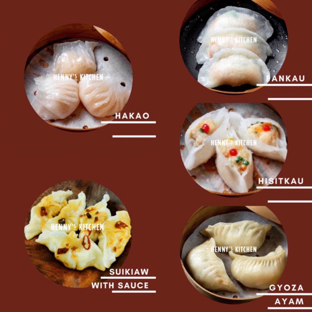 

DIMSUM FROZEN HALAL HAKAU / GYOZA AYAM / HISITKAU / SUIKIAW