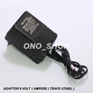 Adaptor 9 Volt 1 Ampere - Trafo - Neutron