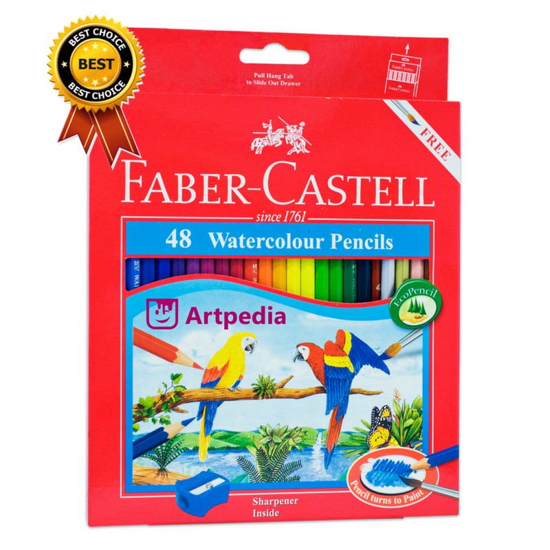 HARGA GROSIR PENSIL WARNA FABER  CASTELL  48 WATERCOLOR 