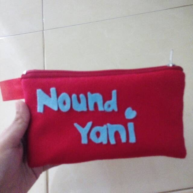 

Dompet flanel/kotak pensil