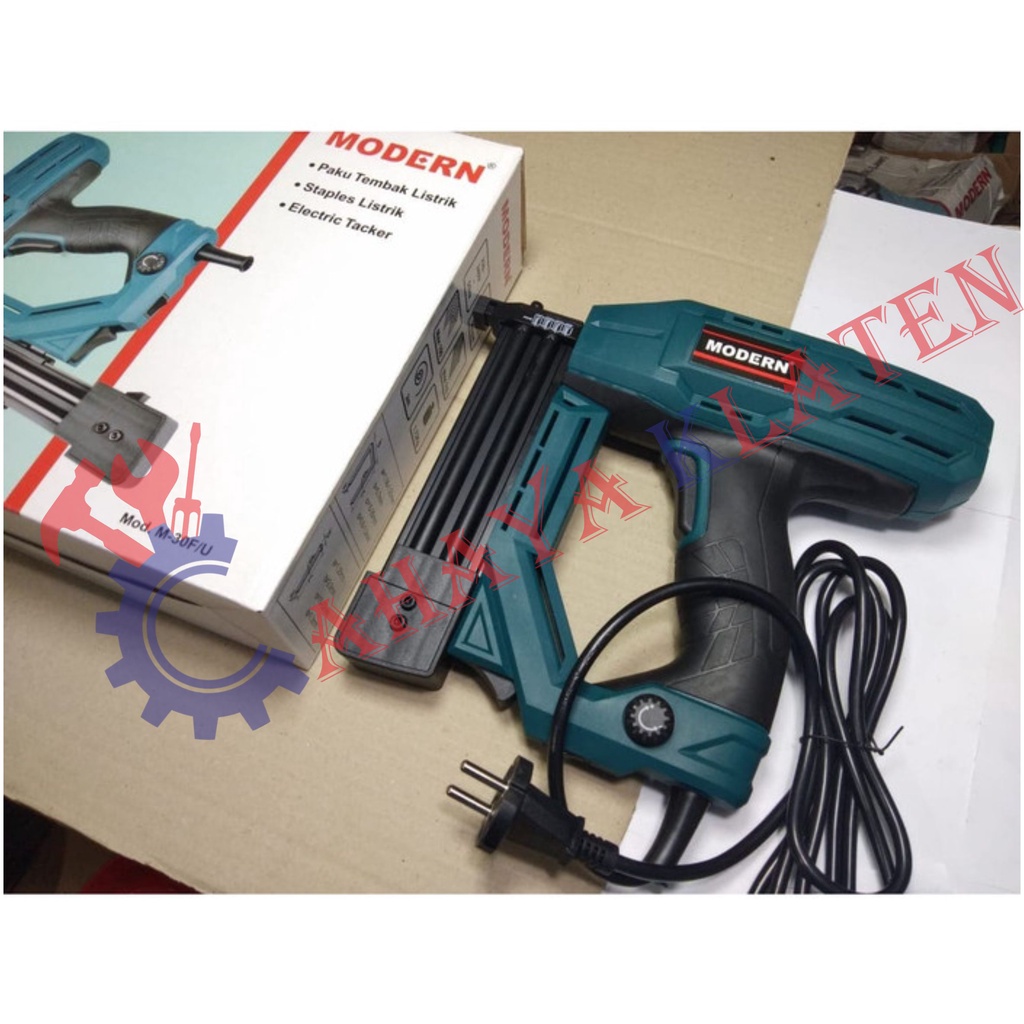 Mesin paku tembak staples tacker elektrik modern M-30f/U