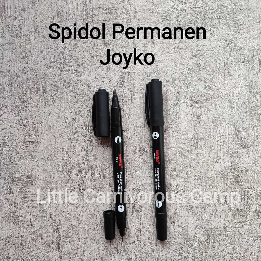

spidol joyko permanen dual tip PM 31