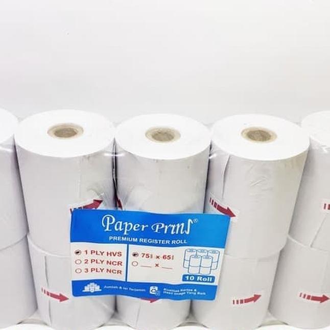 

Sekarang Laris REGISTER ROLL 75 X 65 1PLY HVS PAPERPRYNS