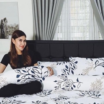 Sprei Paris Van Java - Motif Bunga Korea Bedding Sprei