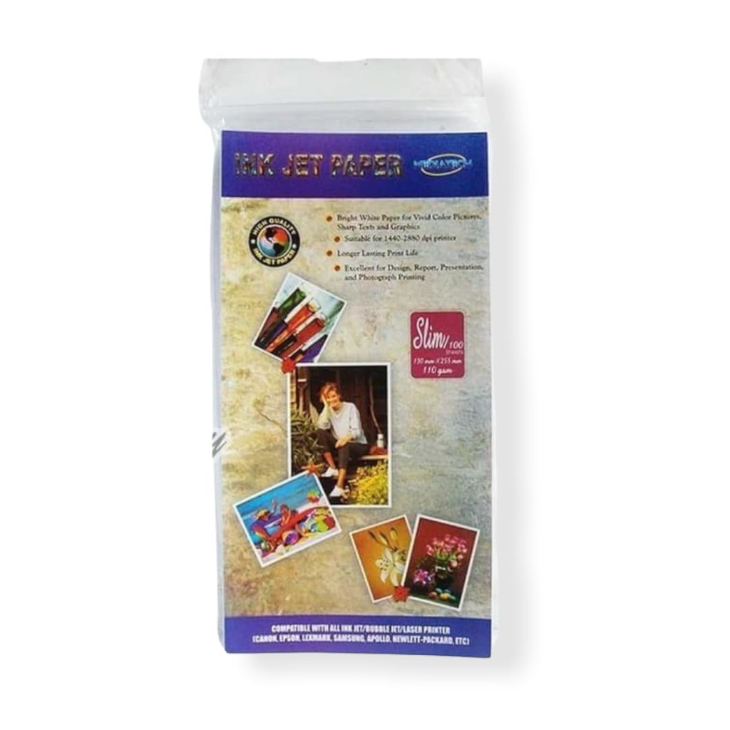

Mediatech Slim Inkjet Paper 128gsm 100 Sheet - 30006