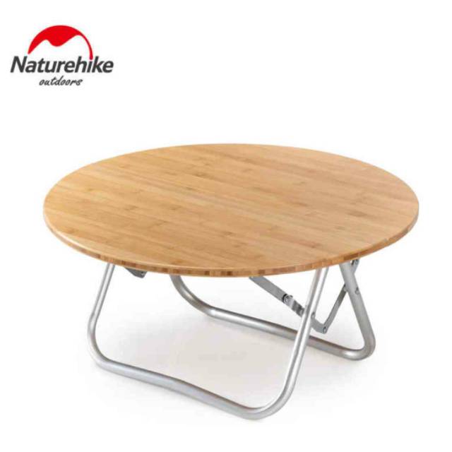 MEJA LIPAT BAMBU BULAT NATUREHIKE NH19JJ003