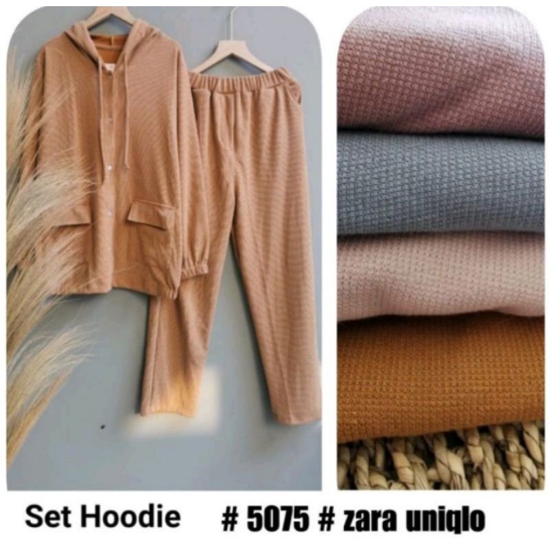 SET HOODIE CLARKE TERBARU / SET CELANA RAJUT PREMIUM / SETELAN OLAHRAGA