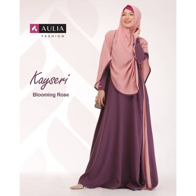 Baju gamis aulia Kayseri Blooming Rose