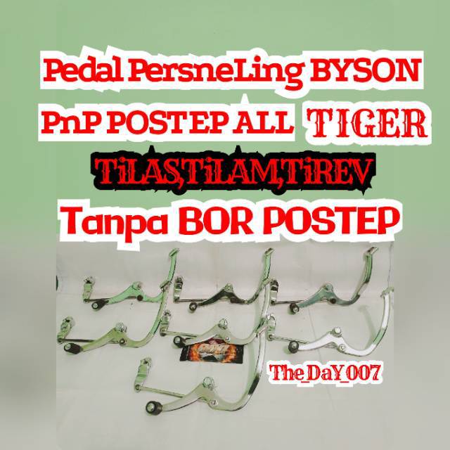 PEDAL Persneling BYSON ORI PnP Postep ALL TIGER REVO 2000 / LAMA TANPA BOR POSTEP Tuas Gigi Persnele