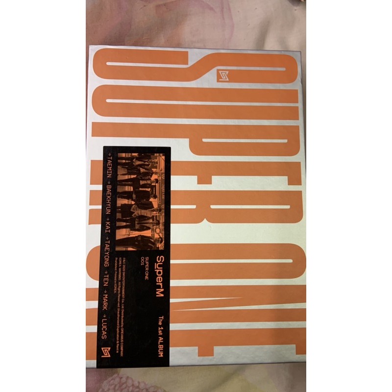 SUPER M FIRST ALBUM SUPER ONE SUPER VER (unsealed)