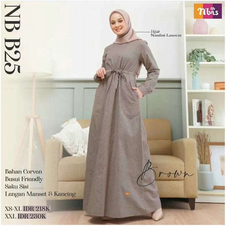 GAMIS NIBRAS TERBARU NB B25