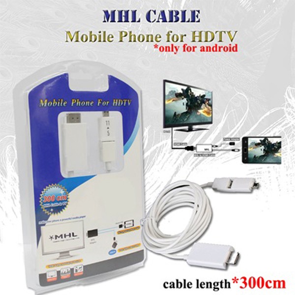 Kabel MHL untuk menghubungkan smartphone ke tv/projector