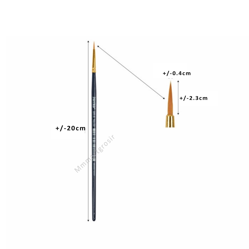 Joyko / Kuas Lukis BR6 No.6 / joyko Art Brush Round No.6