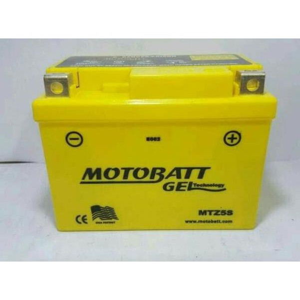 AKI MOTOR HONDA VERZA MOTOBATT MTZ5S AKI KERING / AKI GEL TERLARIS