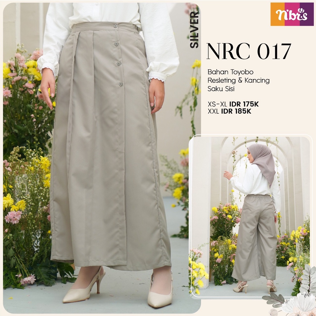 Nibras Rok Celana NRC 17 Bahan Toyobo Bawahan Wanita Simpel Modern by Nibras bisa COD