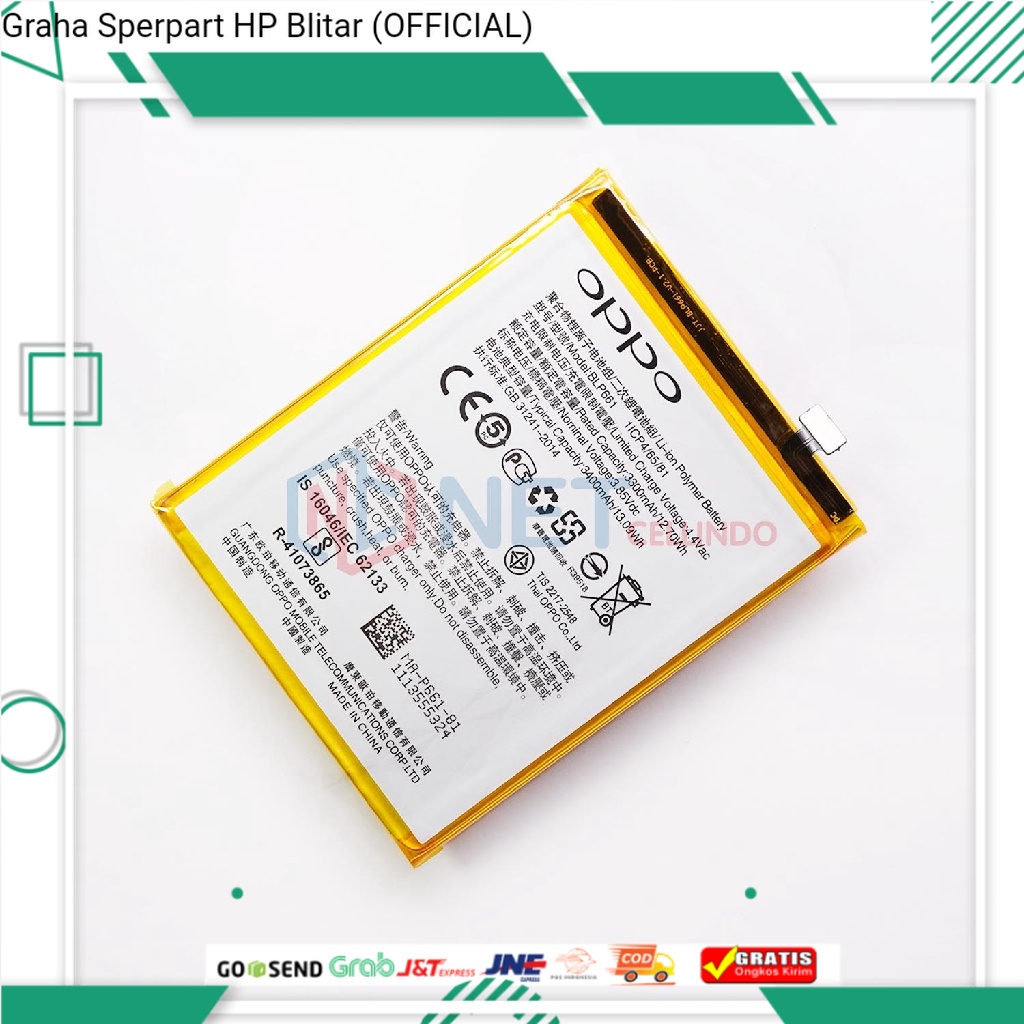 BATERAI OPPO F7 / BATRE OPPO F7 / BLP661