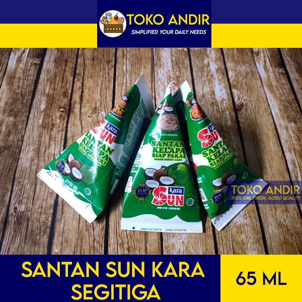 

Sun Kara Segitiga 65ml Santan Siap Pakai