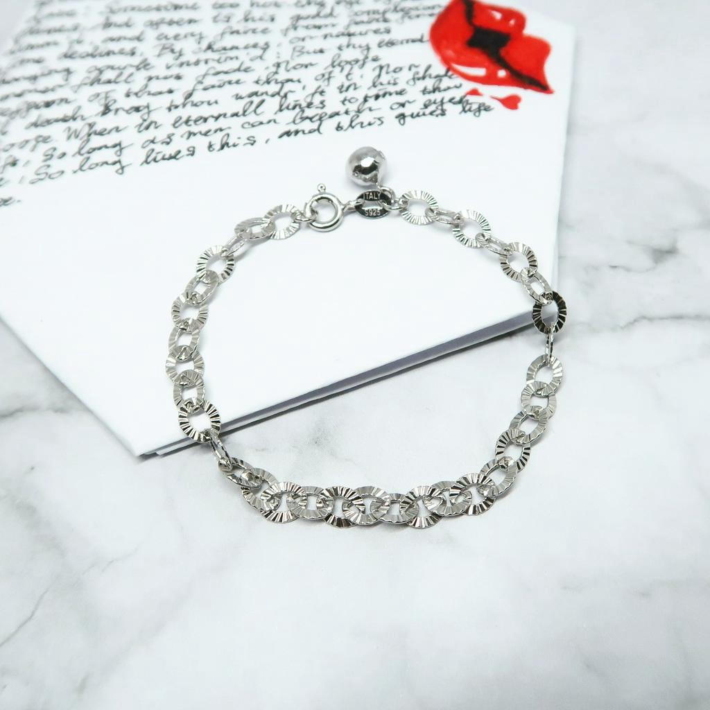 GELANG ANAK BAYI BALITA NORI UKIR PERAK SILVER 925 LAPIS EMAS ASLI ORI