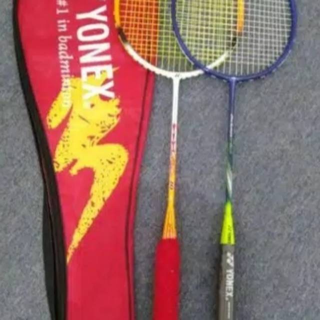 Raket Badminton Sepasang (2Raket Bonus Tas&Handgrip)