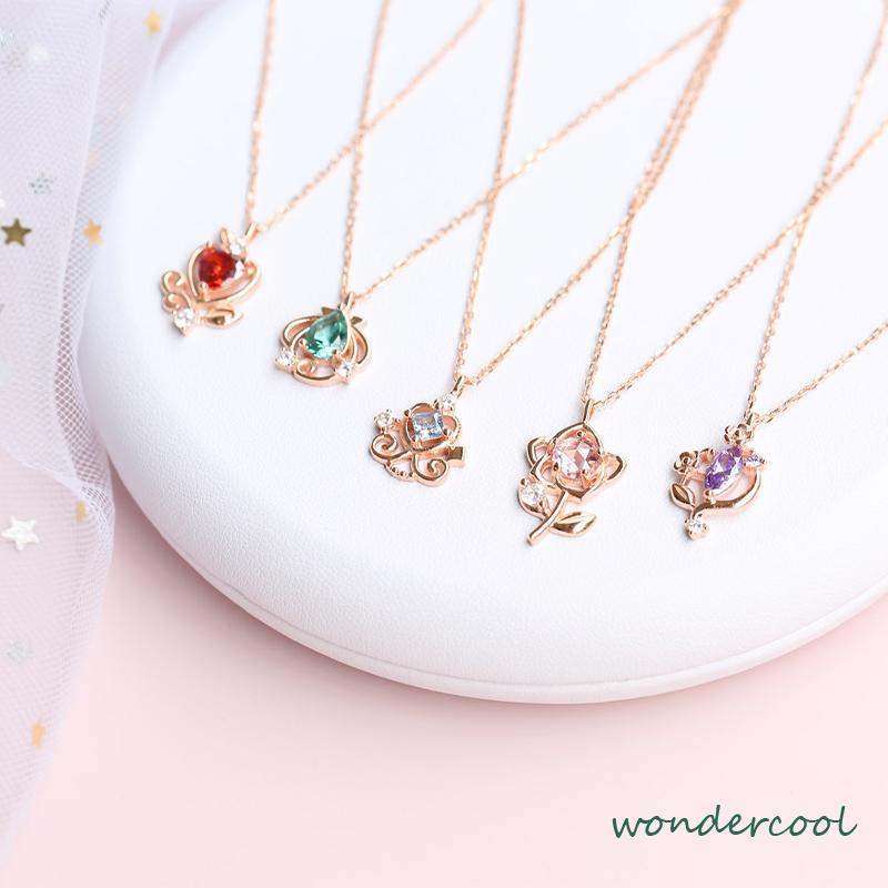 Disney Princess Kalung Wanita Desain Niche Temperamen Perhiasan Sederhana-Won