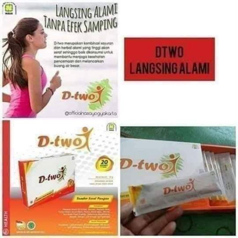 

Dtwo minuman pelangsing herbal alami nasa