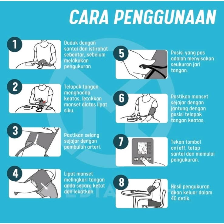 Taff Omicron Tensimeter Digital Alat Tensi Darah / Pengukur Tekanan Darah / Blood Pressure Monitor / Sphygmomanometer B869