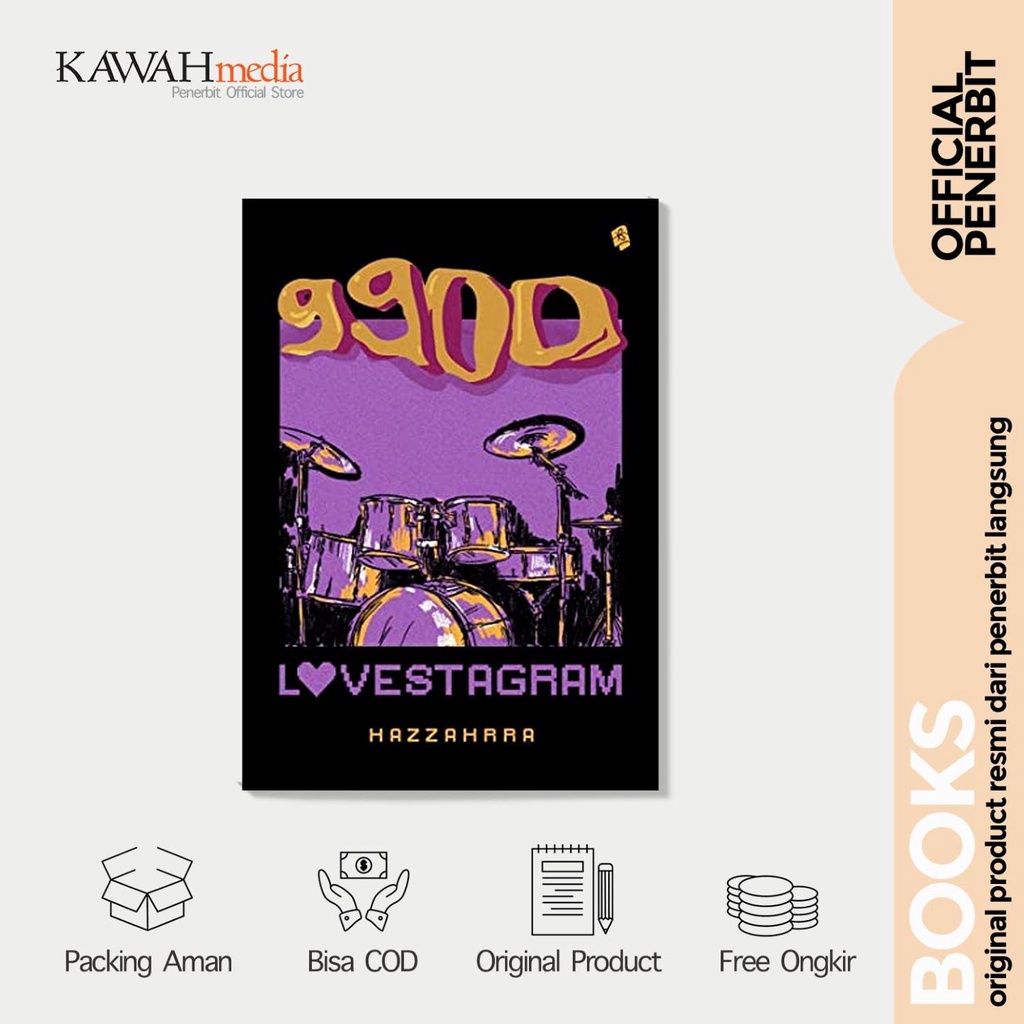 BUKU NOVEL 9900 LOVESTAGRAM - KEJU -BUKUNE