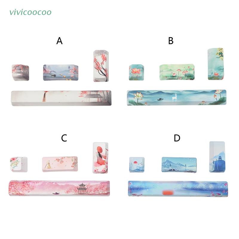 Vivi 4pcs / Set Keycap PBT Enter OEM 6.25u
