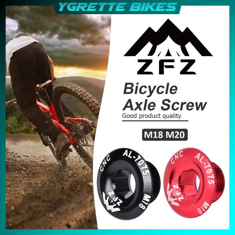 YGRETTE - ZFZ BAUT CRANK COVER SCREW BOLT axle pedal sepeda MTB M18 M20