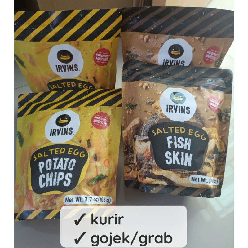 

READY irvins salted egg fish skin/irvins salted egg potato chips SMALL