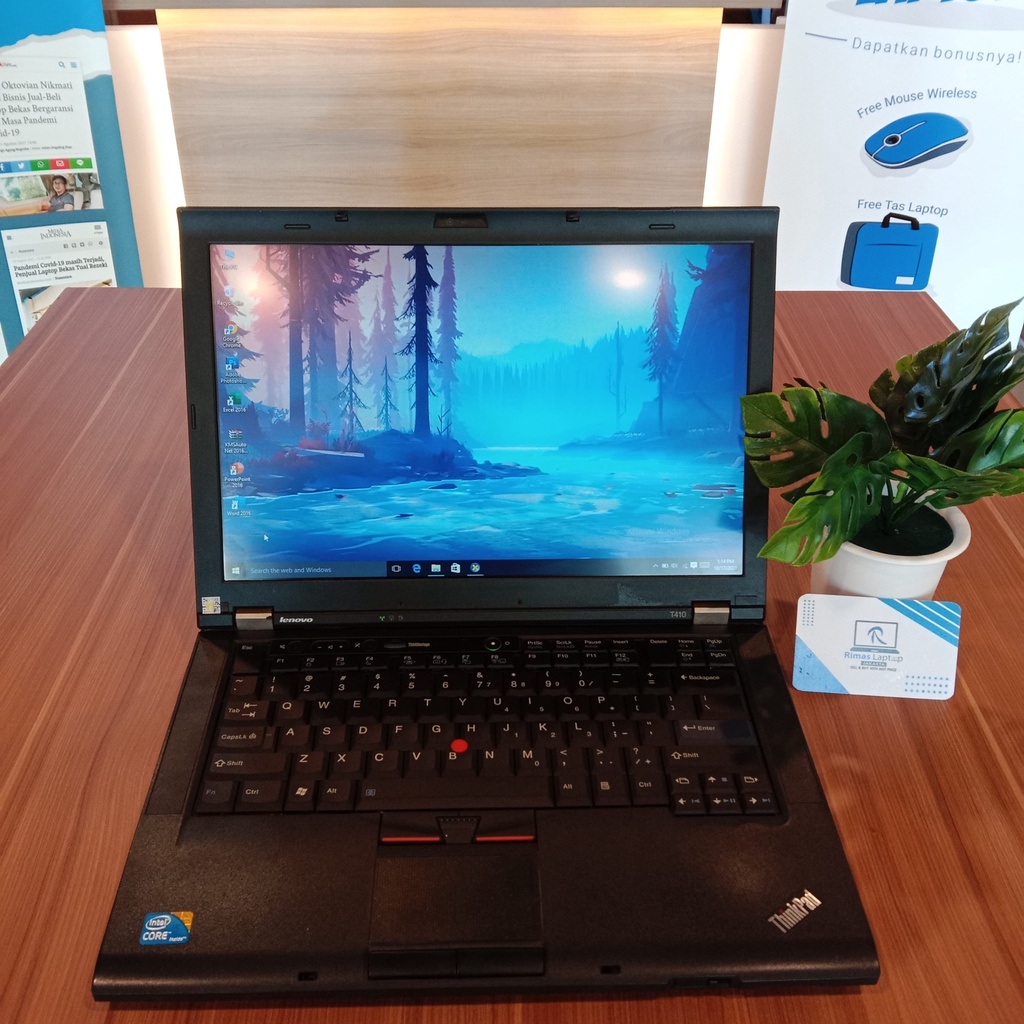 Lenovo Thinkpad i5 4GB SSD 128GB Second Bekas