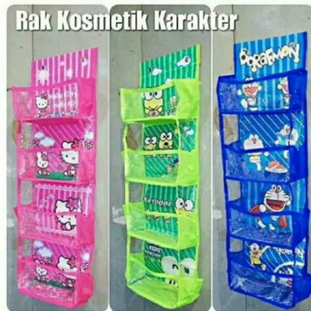 Rak kosmetik karakter/ rak kosmetik gantung / rak gantung